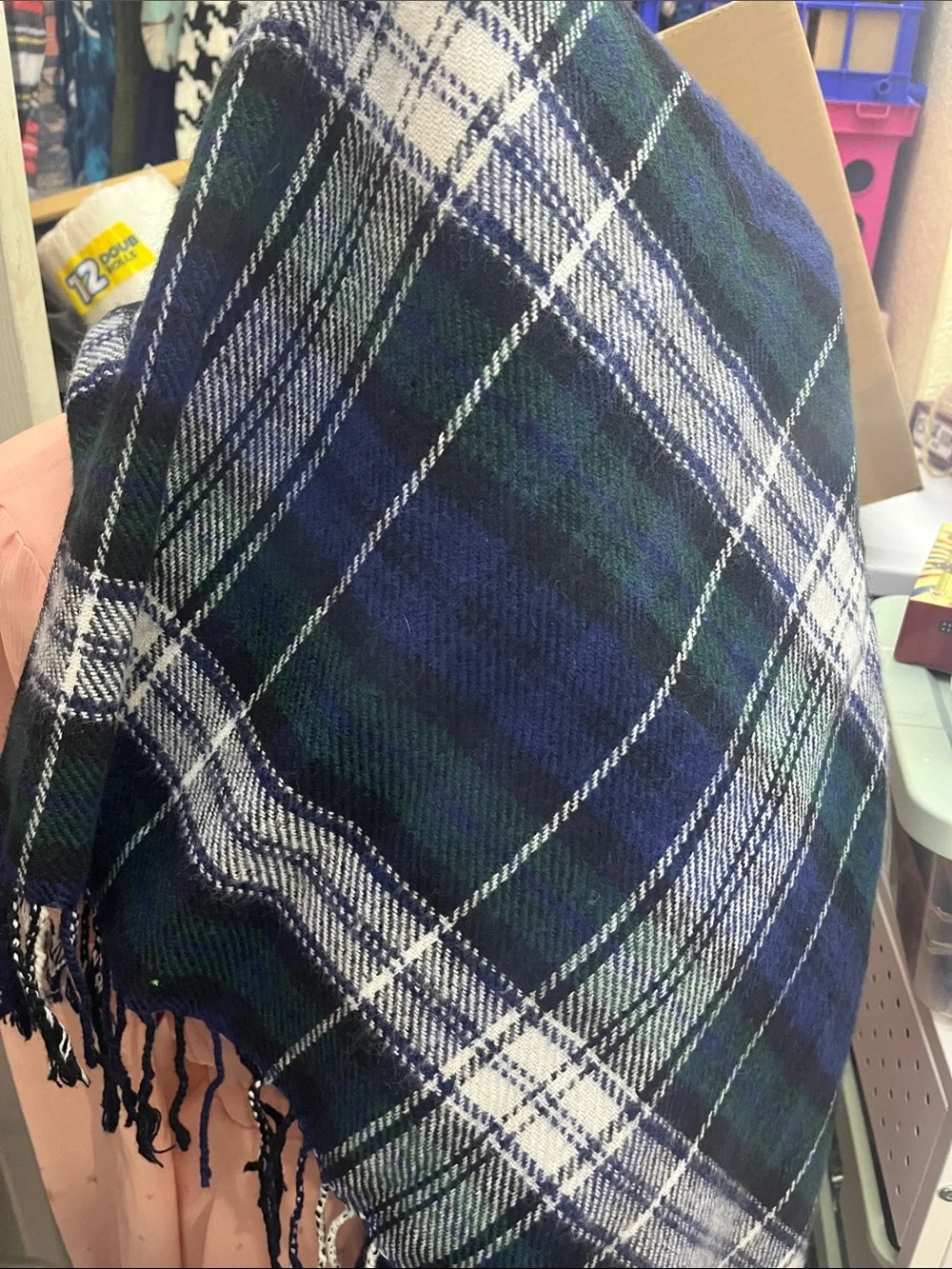N/A cozy plaid